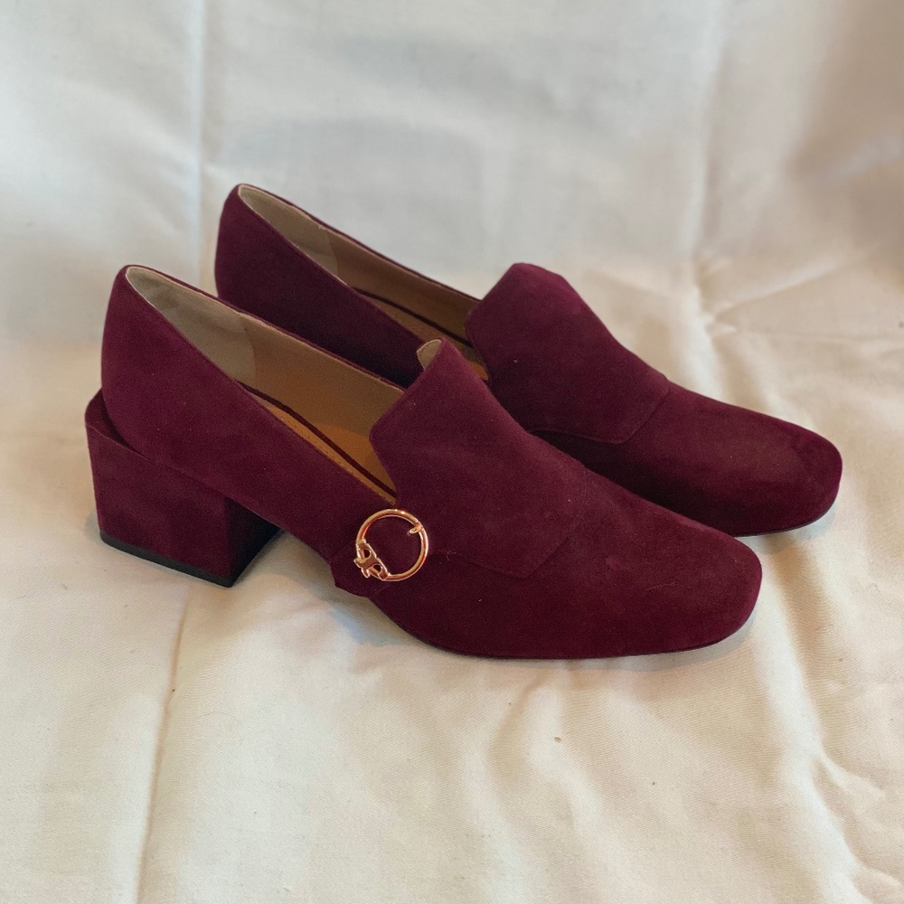 Tory Burch "Tess port suede loafer"